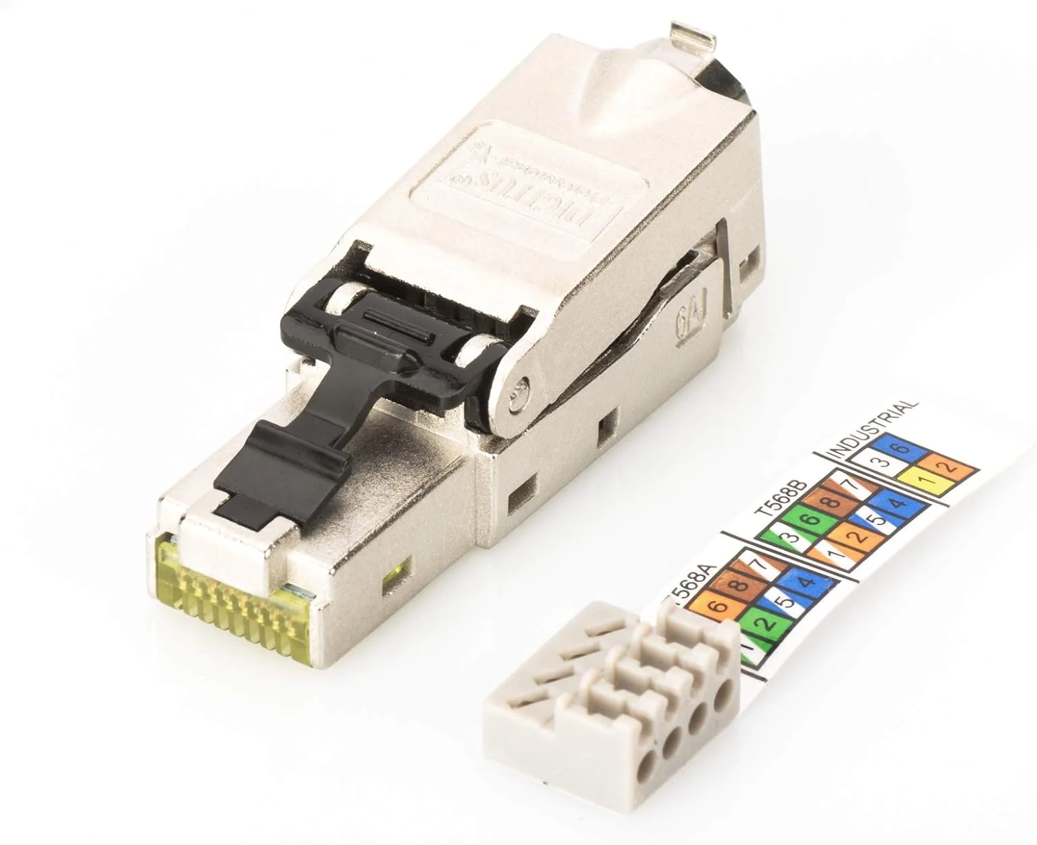 کانکتور RJ45 شیلددار Digitus Assmann pro برای مونتاژ در محل (DN-93631)