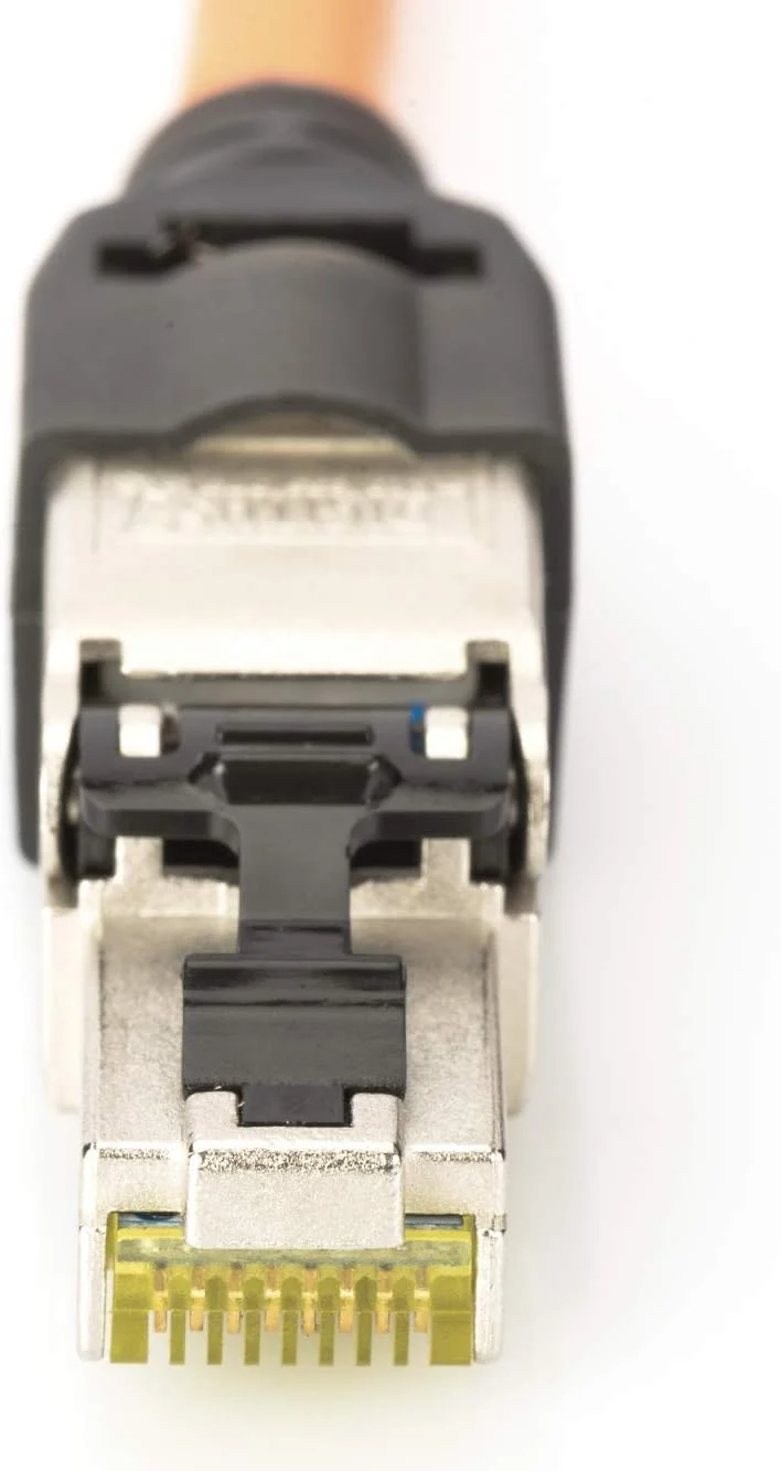 کانکتور شبکه DIGITUS DN-93631 - Cat 6A - 5 عدد - شیلد 360 درجه - کانکتور RJ45 Cat6A - مونتاژ بدون ابزار - 500 مگاهرتز - 10GBase-T - 10 گیگابیت بر ثانیه - AWG 27/7 تا AWG 22/1