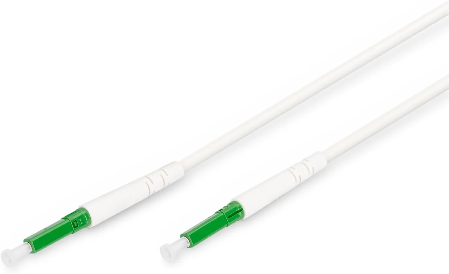 کابل فیبر نوری FTTH Digitus - OS2 - Single Mode - 30 متر - 1 فیبر - کانکتور LC-APC - از پیش مونتاژ شده - بهینه سازی شده برای خمش G.657A2 - قابل دمش - کابل فیبر نوری - سفید