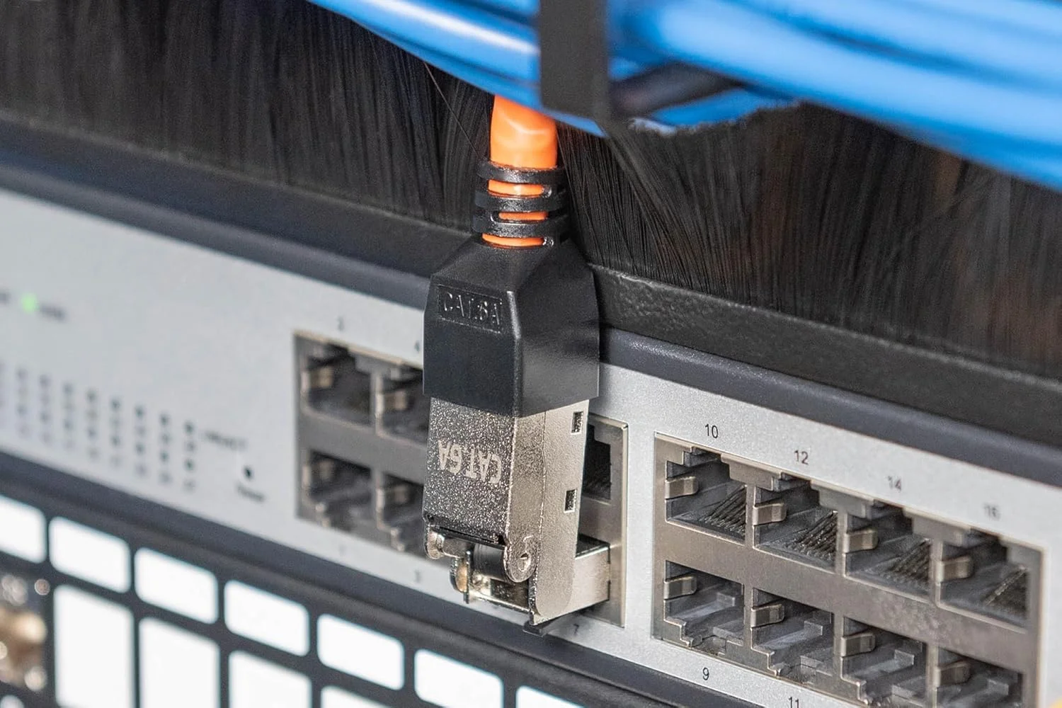 کانکتور شبکه DIGITUS DN-93636 - Cat 6A - شیلد 360 درجه - خم شو - کانکتور RJ45 Cat6A - 500 مگاهرتز - 10GBase-T - 10 گیگابیت بر ثانیه - AWG 27/7 تا AWG 22/1