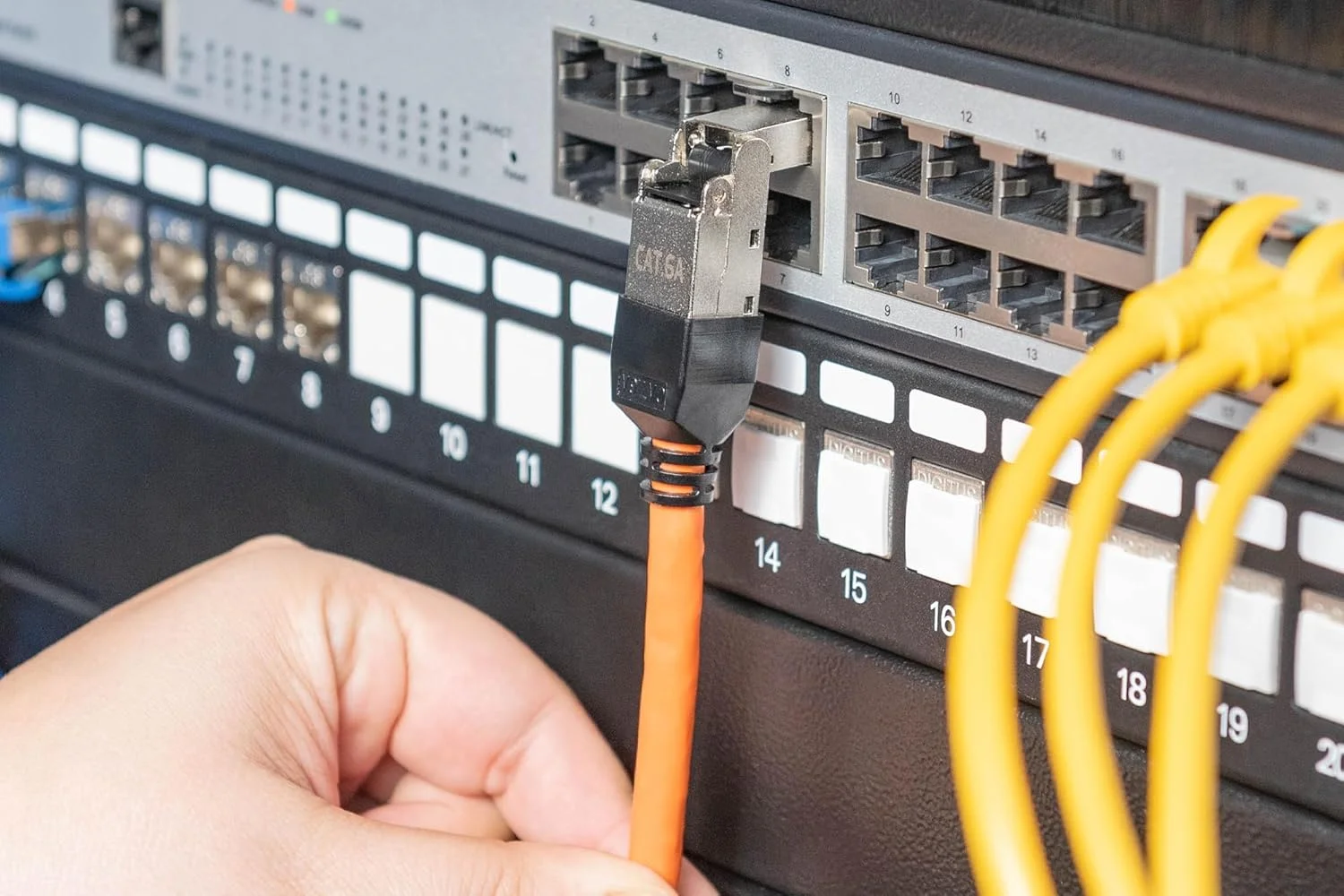 کانکتور شبکه DIGITUS DN-93636 - Cat 6A - شیلد 360 درجه - خم شو - کانکتور RJ45 Cat6A - 500 مگاهرتز - 10GBase-T - 10 گیگابیت بر ثانیه - AWG 27/7 تا AWG 22/1