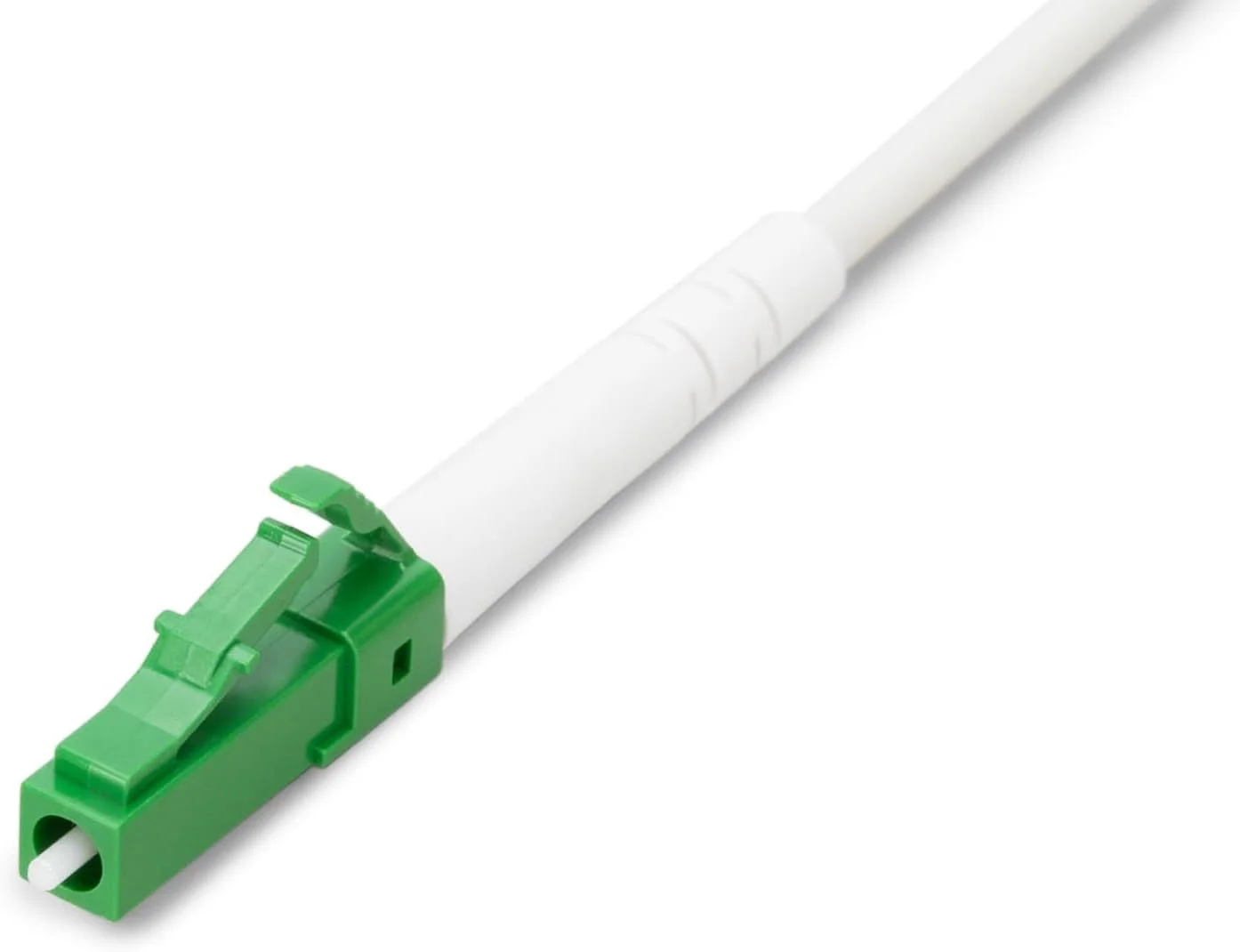 کابل فیبر نوری FTTH Digitus - OS2 - Single Mode - 30 متر - 1 فیبر - کانکتور LC-APC - از پیش مونتاژ شده - بهینه سازی شده برای خمش G.657A2 - قابل دمش - کابل فیبر نوری - سفید