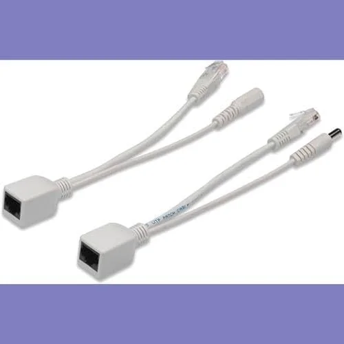 کیت کابل PoE پسیو، 1 عدد کابل اسپلیتر PD، 1 عدد کابل انژکتور PSE، سفید کیت کابل PoE پسیو، 1 عدد کابل اسپلیتر PD، 1 عدد کابل انژکتور PSE، سفید