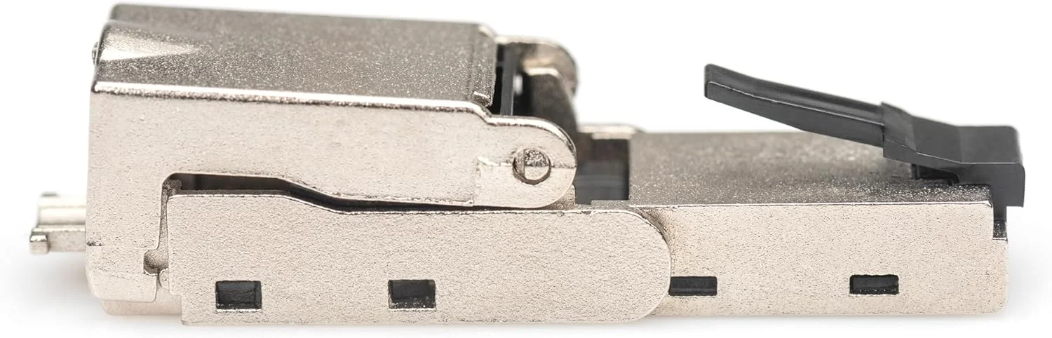 کانکتور شبکه DIGITUS DN-93636 - Cat 6A - شیلد 360 درجه - خم شو - کانکتور RJ45 Cat6A - 500 مگاهرتز - 10GBase-T - 10 گیگابیت بر ثانیه - AWG 27/7 تا AWG 22/1