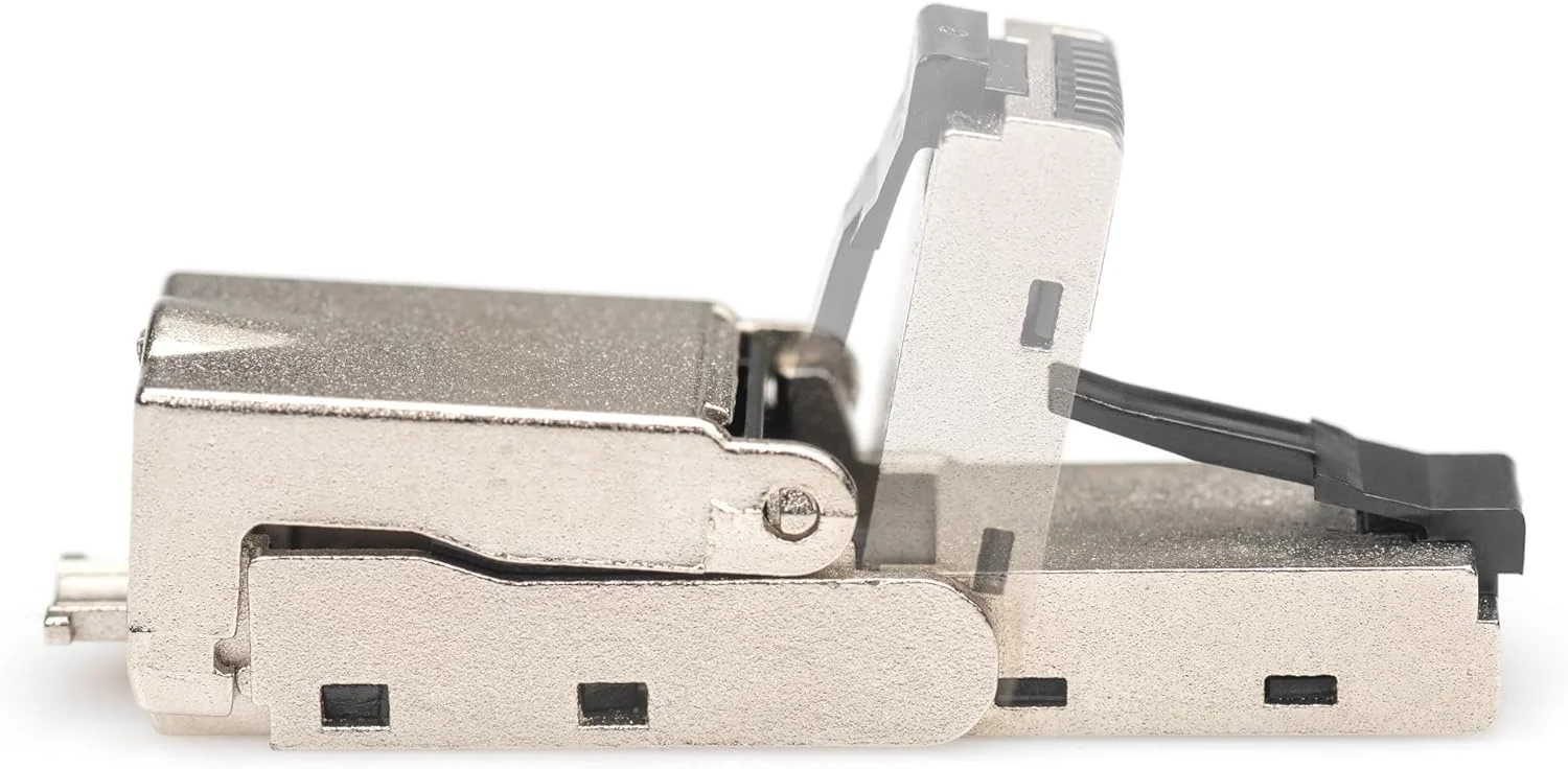 کانکتور شبکه DIGITUS DN-93636 - Cat 6A - شیلد 360 درجه - خم شو - کانکتور RJ45 Cat6A - 500 مگاهرتز - 10GBase-T - 10 گیگابیت بر ثانیه - AWG 27/7 تا AWG 22/1