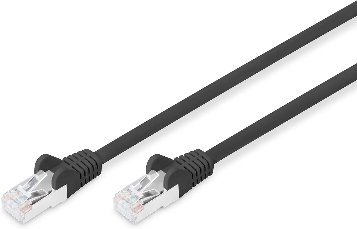 کابل پچ Digitus، CAT6، RJ45 نر/نر، 10.0 متر، S-FTP، AWG 27/7، LSZH، مشکی