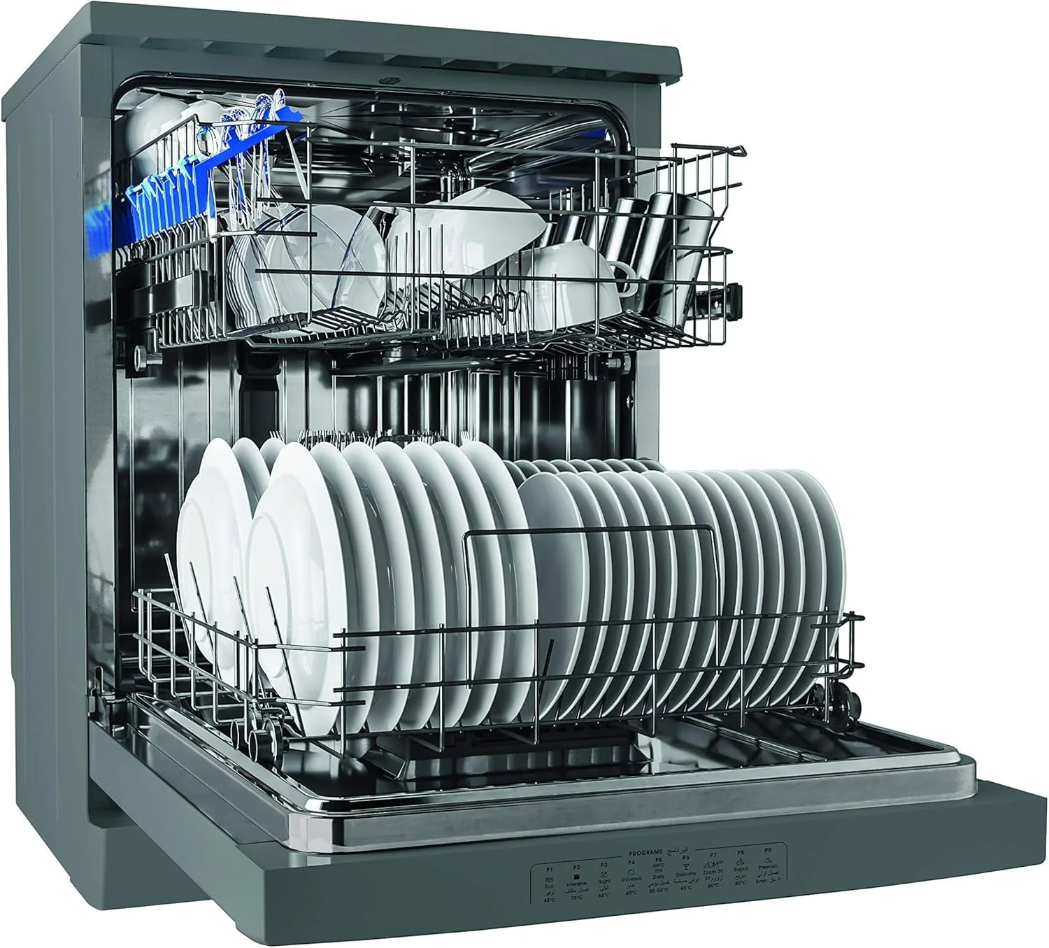 ماشین ظرفشویی کندی براوا با ظرفیت 13 نفره - Simply fi - ZOOM 39' - RAPID 24'' - استیل ضد زنگ - CDPN 2D360PX-19