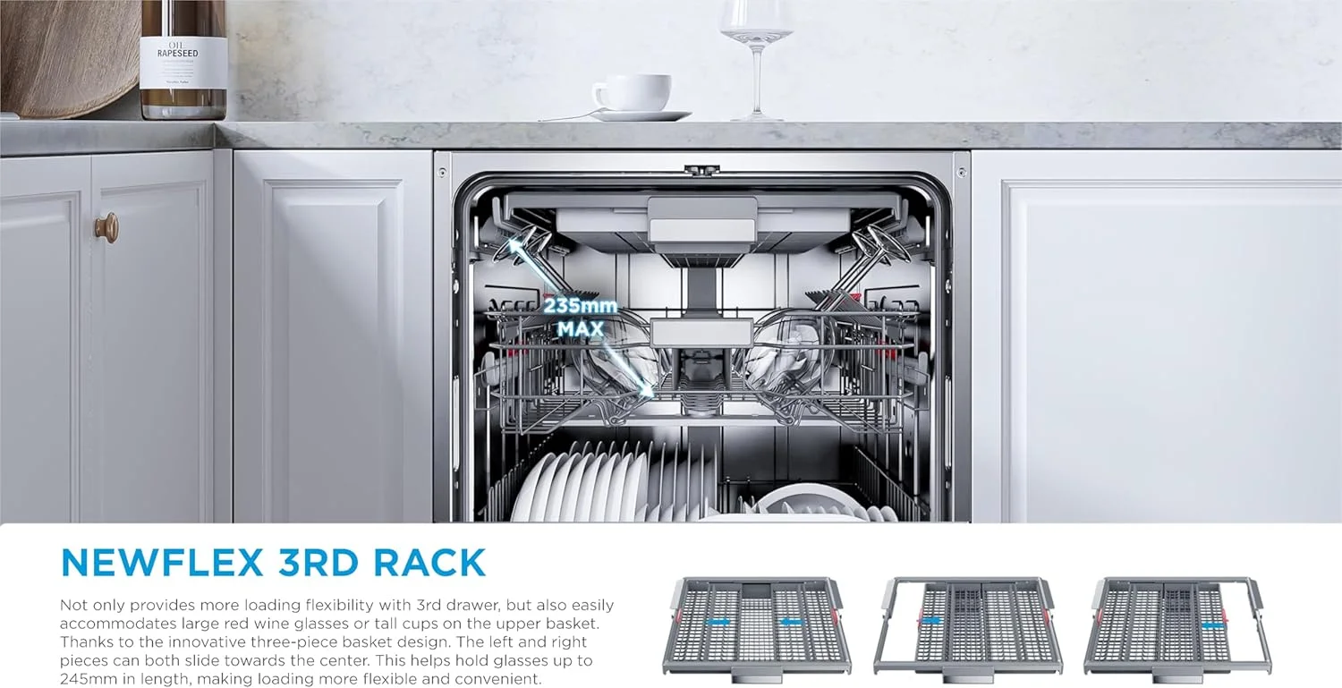 ماشین ظرفشویی ایستاده هوشمند میدیا با موتور BLDC، 15 نفره، 9 برنامه، وای فای، سرعت توربو، شستشوی قدرتمند و عملکرد باز شدن خودکار، بی صدا و با راندمان انرژی بالا، مشکی - WQP15-WU7633GUR(BS)-GCC