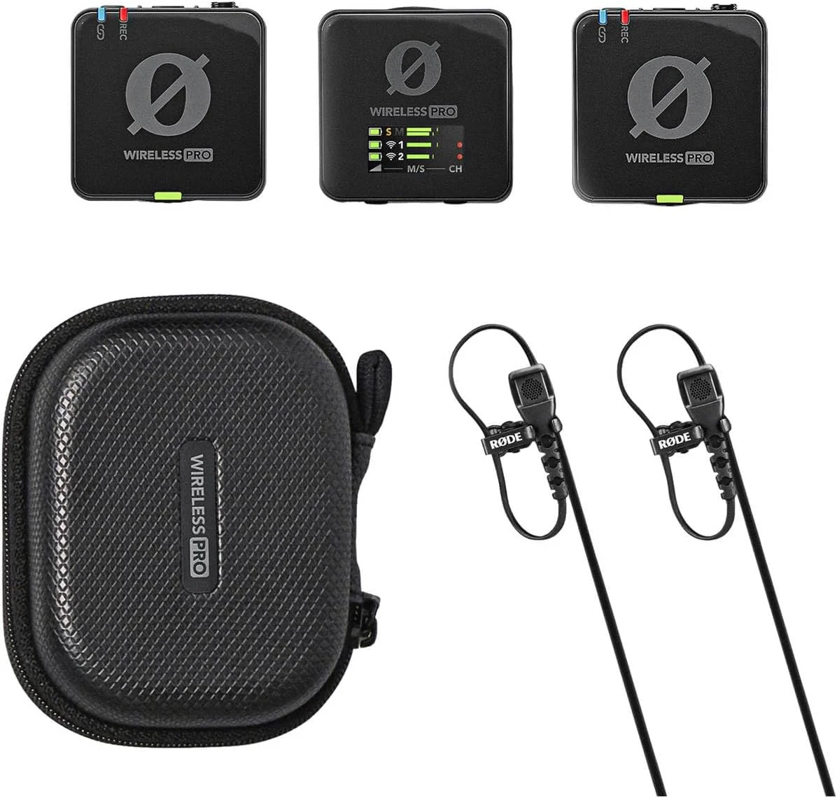 سیستم میکروفون بی‌سیم گیره‌ای دو نفره Rode Wireless PRO 2.4GHz به همراه هدفون مانیتورینگ استودیویی TAPH100