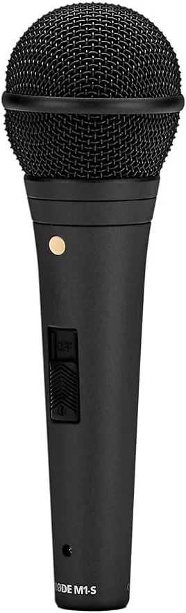 میکروفون داینامیک کاردیوئید Røde M1-S با کلید قفل شونده برای اجرای زنده وکال و تولید موسیقی