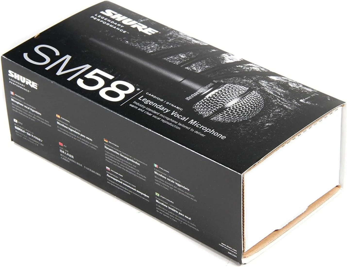 میکروفون حرفه ای وکال Shure SM58S با کلید روشن/خاموش (بسته 2 عددی)، XLR میکروفون حرفه ای وکال Shure SM58S با کلید روشن/خاموش (بسته 2 عددی)، XLR