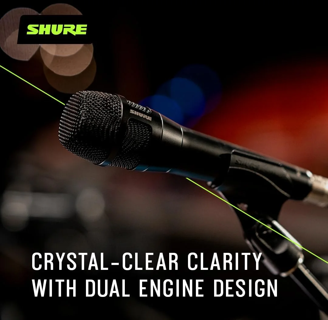میکروفون وکال داینامیک سوپرکاردیوئید Shure Nexadyne 8/S با فناوری Dual-Engine، ضبط صدای متمرکز، قابلیت اطمینان - ایده آل برای وکالیست هایی که به حداکثر ایزوله سازی و کنترل دقیق صدا نیاز دارند میکروفون وکال داینامیک سوپرکاردیوئید Shure Nexadyne 8/S با فناوری Dual-Engine، ضبط صدای متمرکز، قابلیت اطمینان - ایده آل برای وکالیست هایی که به حداکثر ایزوله سازی و کنترل دقیق صدا نیاز دارند