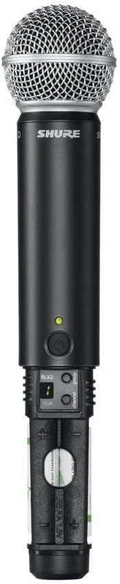 سیستم میکروفون بی سیم دو کاناله Shure BLX288/SM58 با (2) میکروفون دستی SM58 سیستم میکروفون بی سیم دو کاناله Shure BLX288/SM58 با (2) میکروفون دستی SM58