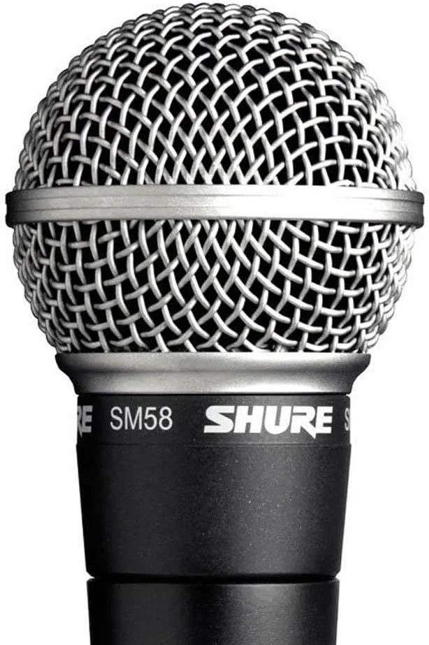 میکروفون حرفه ای وکال Shure SM58S با کلید روشن/خاموش (بسته 2 عددی)، XLR میکروفون حرفه ای وکال Shure SM58S با کلید روشن/خاموش (بسته 2 عددی)، XLR