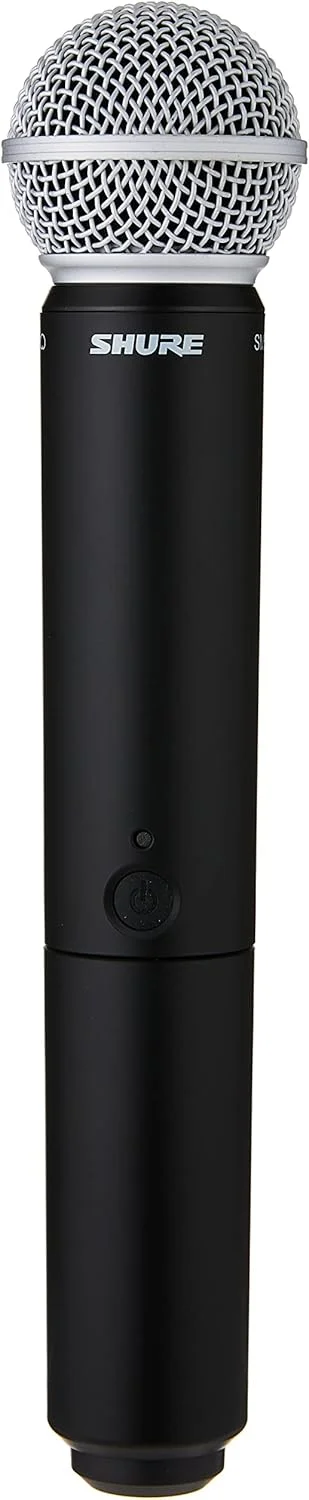 سیستم وایرلس وکال Shure BLX24/SM58 با میکروفون SM58، همه کاره، کاردیوئید، ایده آل برای سخنرانی، اجرای زنده و آواز، مشکی سیستم وایرلس وکال Shure BLX24/SM58 با میکروفون SM58، همه کاره، کاردیوئید، ایده آل برای سخنرانی، اجرای زنده و آواز، مشکی
