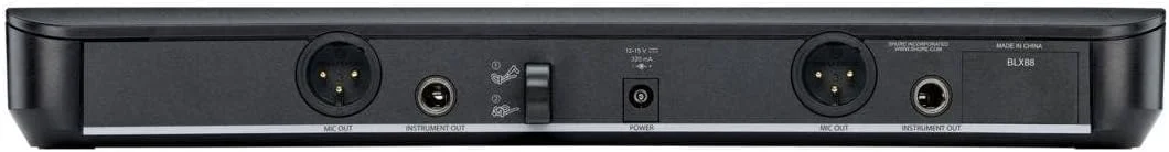 سیستم میکروفون بی سیم دو کاناله Shure BLX288/SM58 با (2) میکروفون دستی SM58 سیستم میکروفون بی سیم دو کاناله Shure BLX288/SM58 با (2) میکروفون دستی SM58