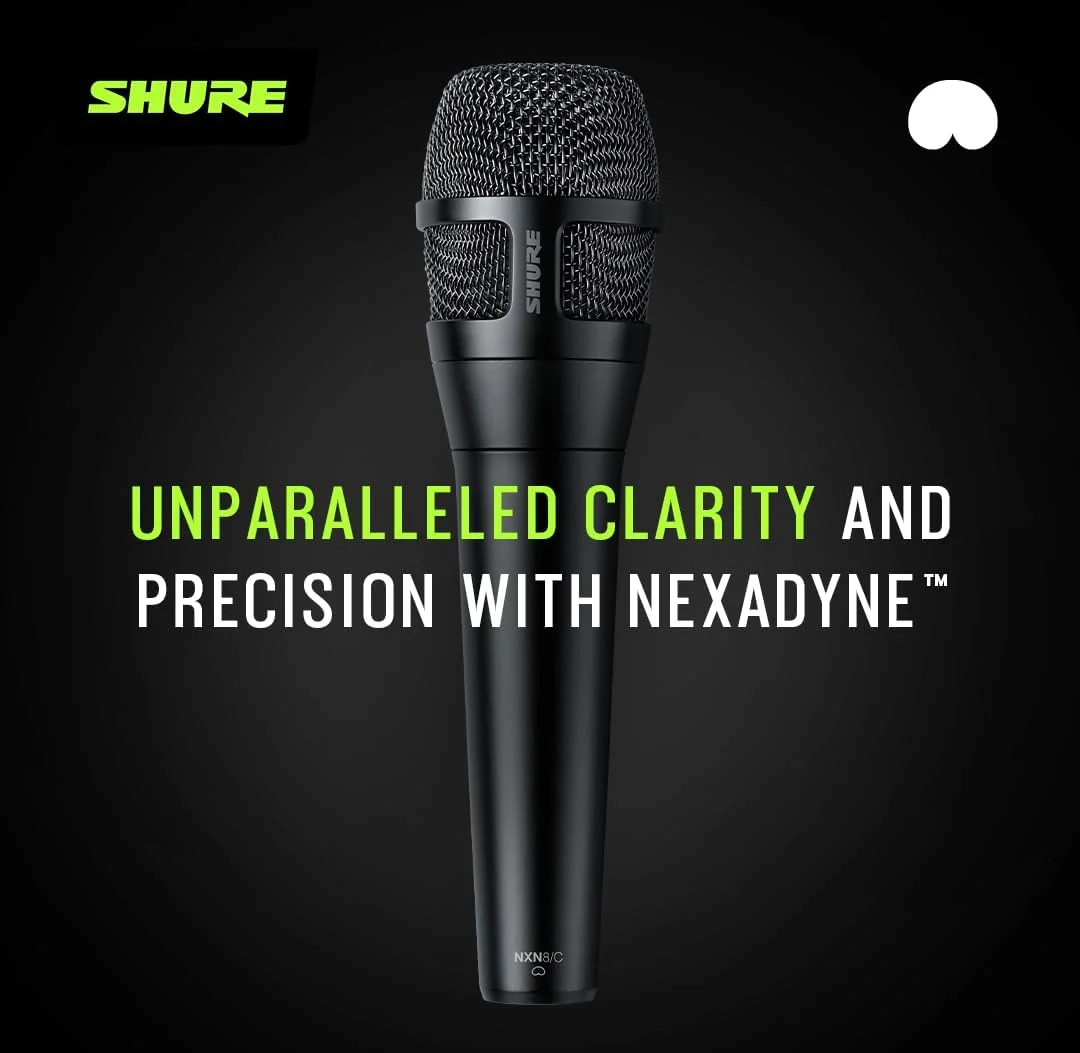میکروفون وکال داینامیک سوپرکاردیوئید Shure Nexadyne 8/S با فناوری Dual-Engine، ضبط صدای متمرکز، قابلیت اطمینان - ایده آل برای وکالیست هایی که به حداکثر ایزوله سازی و کنترل دقیق صدا نیاز دارند میکروفون وکال داینامیک سوپرکاردیوئید Shure Nexadyne 8/S با فناوری Dual-Engine، ضبط صدای متمرکز، قابلیت اطمینان - ایده آل برای وکالیست هایی که به حداکثر ایزوله سازی و کنترل دقیق صدا نیاز دارند