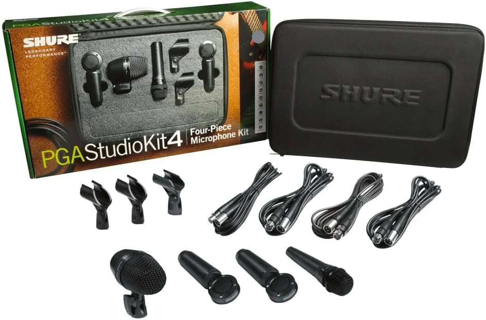 کیت میکروفون استودیویی 4 تکه Shure PGASTUDIOKIT4