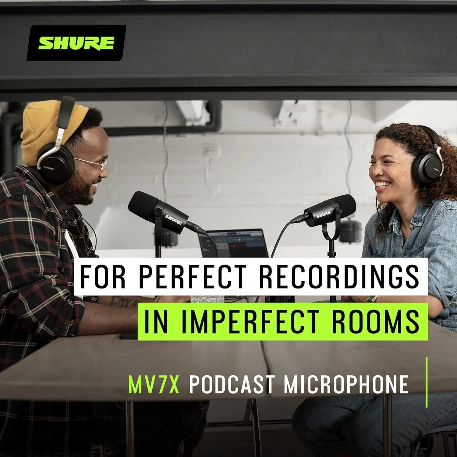 میکروفون پادکست Shure MV7X XLR به همراه کابل XLR - میکروفون دینامیک برای پادکست و ضبط صدا، فناوری جداسازی صدا، ساختار تمام فلزی، سازگار با پایه میکروفون، فرکانس بهینه شده - مشکی میکروفون پادکست Shure MV7X XLR به همراه کابل XLR - میکروفون دینامیک برای پادکست و ضبط صدا، فناوری جداسازی صدا، ساختار تمام فلزی، سازگار با پایه میکروفون، فرکانس بهینه شده - مشکی