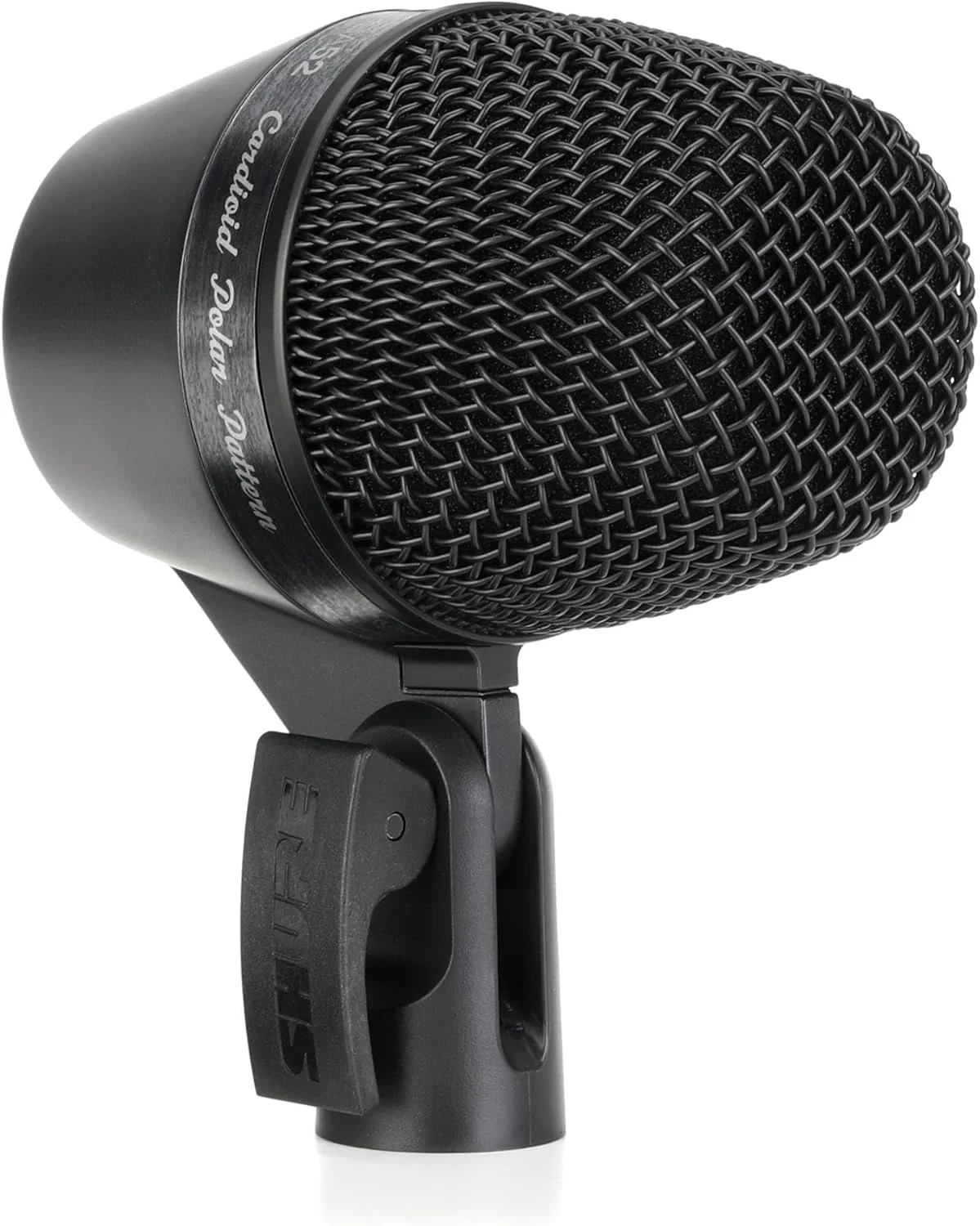 میکروفون درام کیک داینامیک Shure PGA52-LC کاردیوید با پایه گردان، مشکی