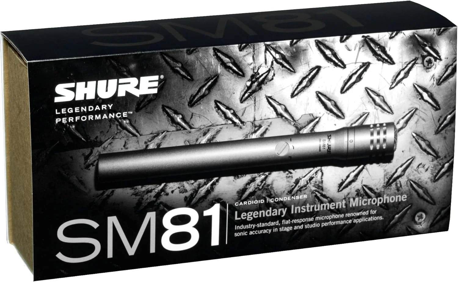میکروفون ساز کندانسور Shure SM81، دینامیک، کاردیوئید، آماده استودیو، برای اجرای زنده و ضبط صدای حرفه ای، مشکی میکروفون ساز کندانسور Shure SM81، دینامیک، کاردیوئید، آماده استودیو، برای اجرای زنده و ضبط صدای حرفه ای، مشکی