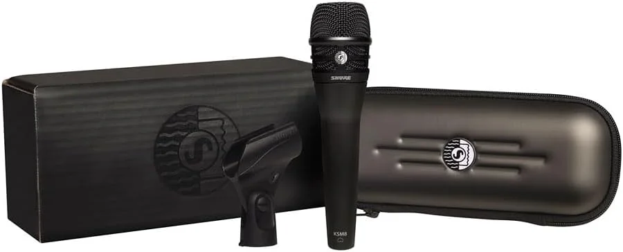 میکروفون وکال Shure KSM8 Dualdyne - میکروفون دینامیک کاردیوئید با 2 دیافراگم فوق العاده نازک و فناوری جریان هوای معکوس برای کنترل بی نظیر اثر مجاورت، قله های حضور و خونریزی - مشکی میکروفون وکال Shure KSM8 Dualdyne - میکروفون دینامیک کاردیوئید با 2 دیافراگم فوق العاده نازک و فناوری جریان هوای معکوس برای کنترل بی نظیر اثر مجاورت، قله های حضور و خونریزی - مشکی