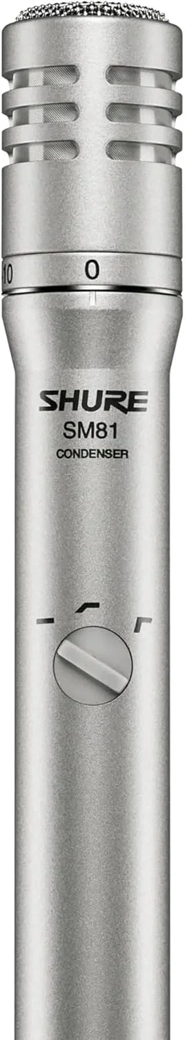 میکروفون ساز کندانسور Shure SM81، دینامیک، کاردیوئید، آماده استودیو، برای اجرای زنده و ضبط صدای حرفه ای، مشکی میکروفون ساز کندانسور Shure SM81، دینامیک، کاردیوئید، آماده استودیو، برای اجرای زنده و ضبط صدای حرفه ای، مشکی