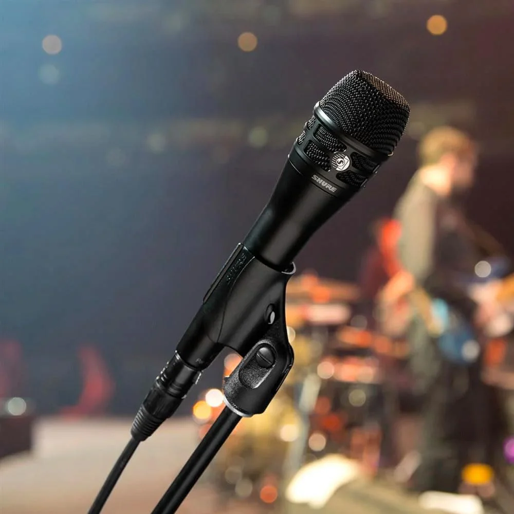 میکروفون وکال Shure KSM8 Dualdyne - میکروفون دینامیک کاردیوئید با 2 دیافراگم فوق العاده نازک و فناوری جریان هوای معکوس برای کنترل بی نظیر اثر مجاورت، قله های حضور و خونریزی - مشکی میکروفون وکال Shure KSM8 Dualdyne - میکروفون دینامیک کاردیوئید با 2 دیافراگم فوق العاده نازک و فناوری جریان هوای معکوس برای کنترل بی نظیر اثر مجاورت، قله های حضور و خونریزی - مشکی