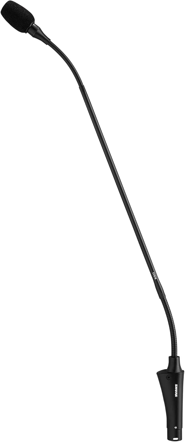 میکروفون کندانسر گردن غازی شور مدل CVG18-B/C، 18 اینچ، پری آمپ داخلی، نصب فلنجی، کاردیوئید (مشکی) میکروفون کندانسر گردن غازی شور مدل CVG18-B/C، 18 اینچ، پری آمپ داخلی، نصب فلنجی، کاردیوئید (مشکی)