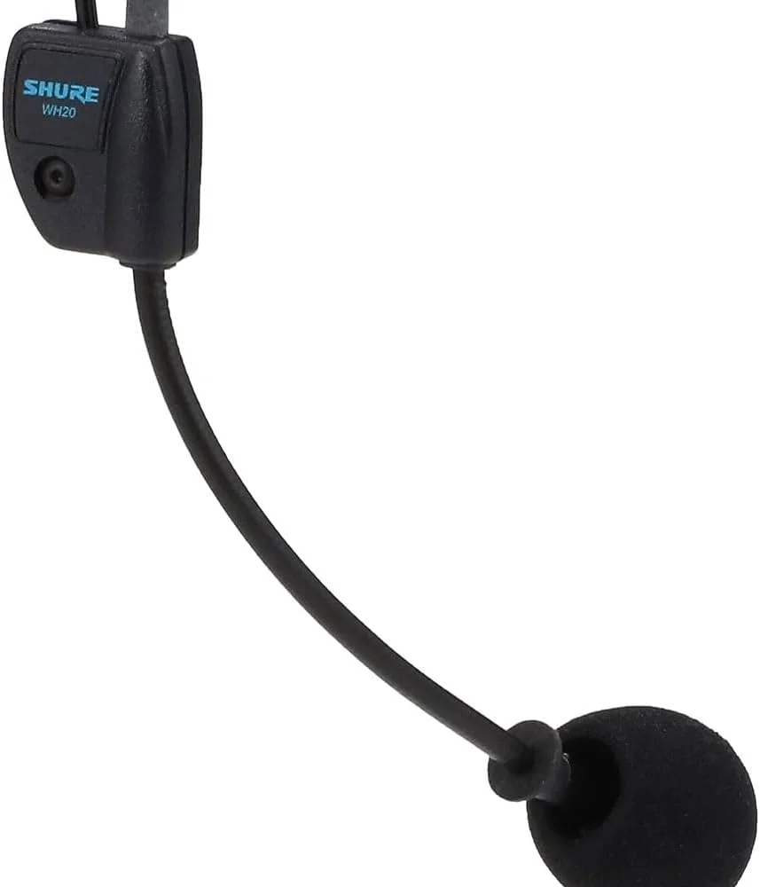 میکروفون هدست داینامیک Shure WH20 (سیمی) - مقاوم، سبک وزن، مناسب برای کاربران فعال میکروفون، ایده آل برای مربیان/موسیقیدانان، کانکتور XLR نر 3 پین با گیره کمربند جداشدنی (WH20XLR) میکروفون هدست داینامیک Shure WH20 (سیمی) - مقاوم، سبک وزن، مناسب برای کاربران فعال میکروفون، ایده آل برای مربیان/موسیقیدانان، کانکتور XLR نر 3 پین با گیره کمربند جداشدنی (WH20XLR)
