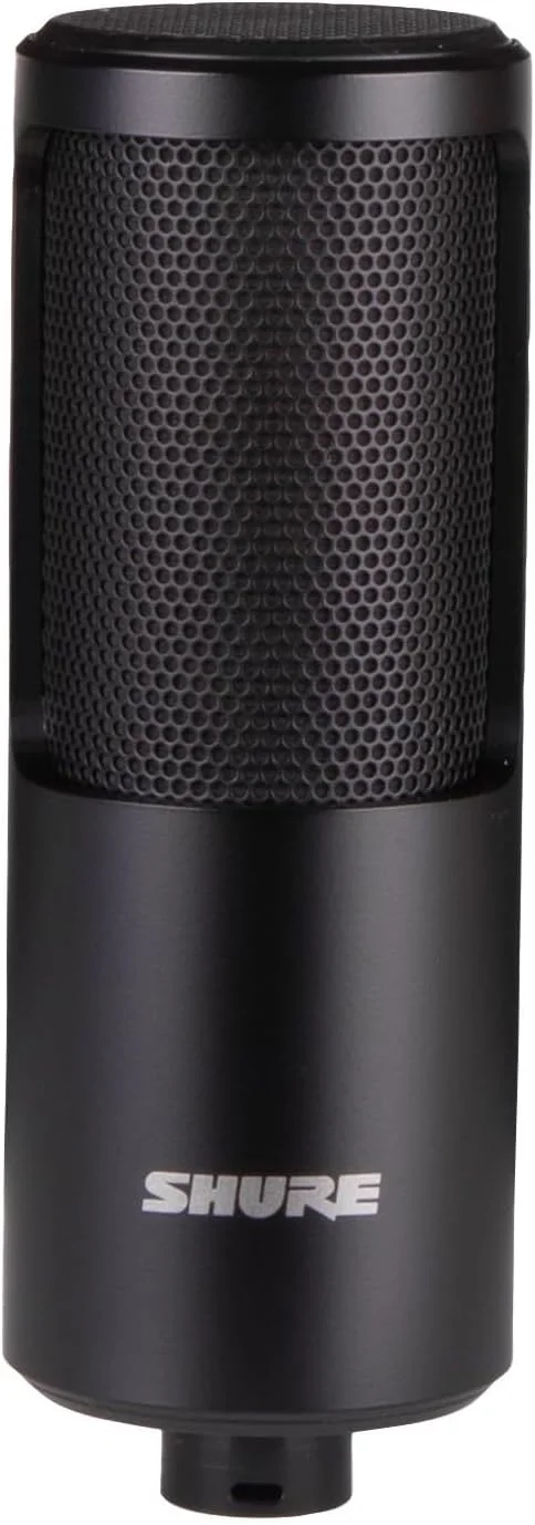 میکروفون استودیویی Shure SM4، میکروفون کاندنسر XLR استودیوی خانگی بهینه شده برای وکال های نرم تا سازهای بلند با صدای آماده میکس - ساختار تمام فلزی (SM4-K)