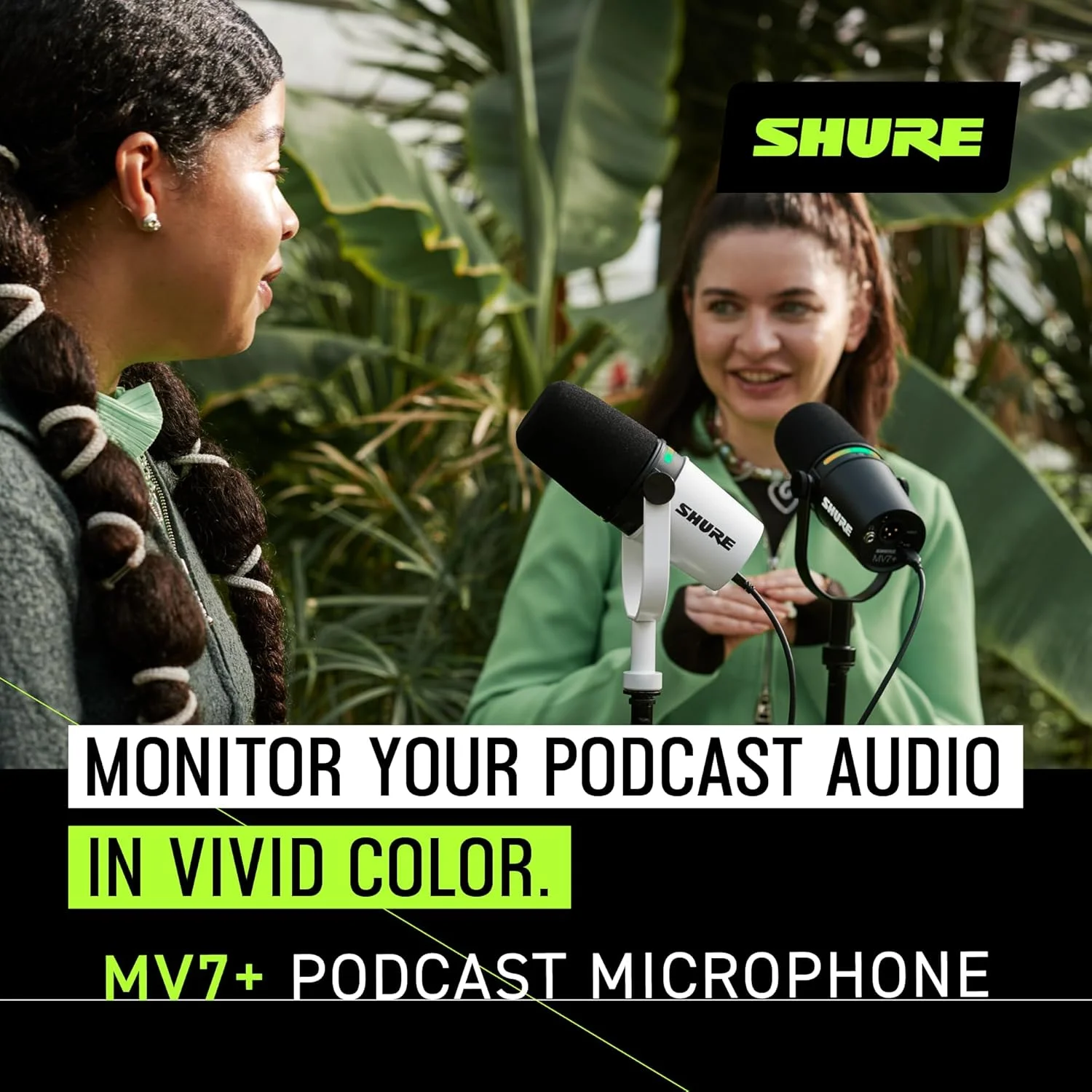 باندل میکروفون پادکست Shure MV7+، صدای بهبود یافته، پنل لمسی LED، خروجی های USB-C و XLR، حالت سطح خودکار، فیلتر پاپ دیجیتال، افکت های Reverb، پادکست، استریمینگ، ضبط - مشکی باندل میکروفون پادکست Shure MV7+، صدای بهبود یافته، پنل لمسی LED، خروجی های USB-C و XLR، حالت سطح خودکار، فیلتر پاپ دیجیتال، افکت های Reverb، پادکست، استریمینگ، ضبط - مشکی