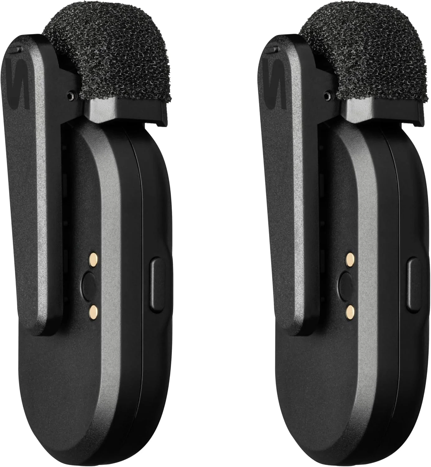 سیستم میکروفون یقه ای بی سیم دو کاناله Shure MoveMic Two، ضبط صدای ممتاز و قابل حمل، مناسب برای تولیدکنندگان محتوا، مشکی