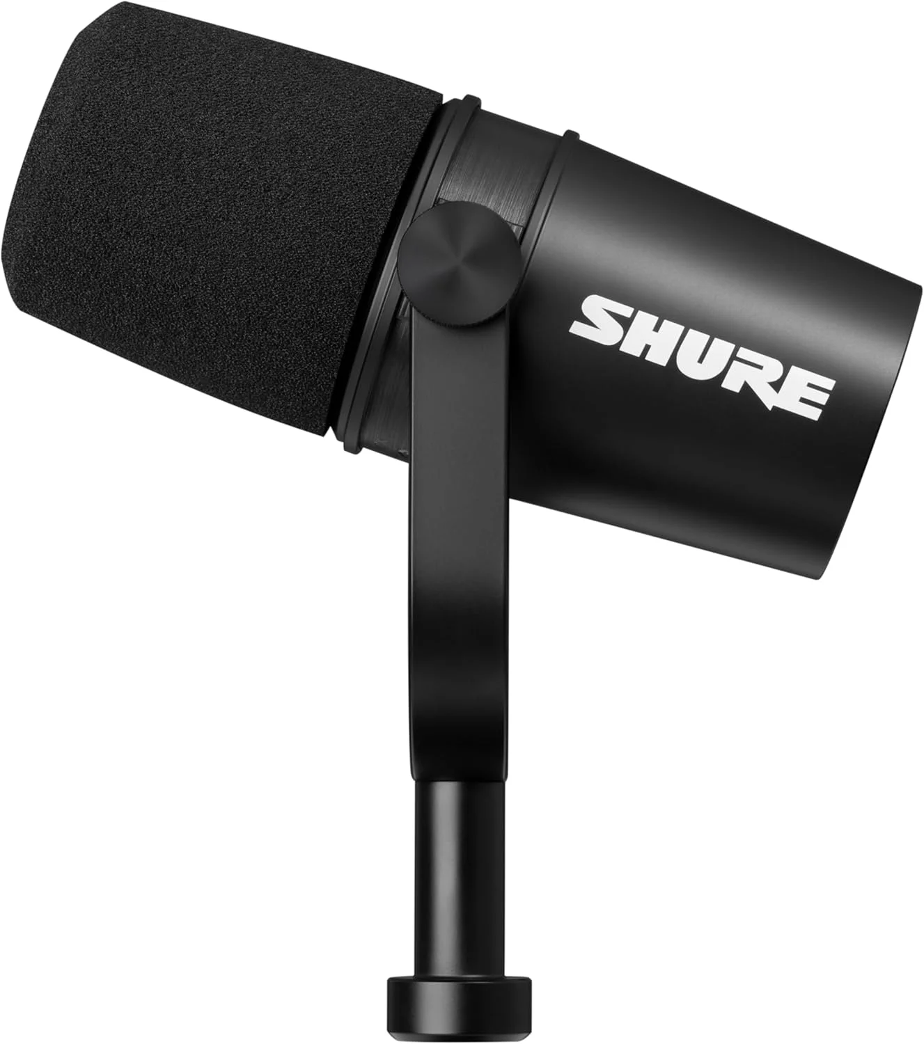 میکروفون پادکست حرفه ای Shure MV7X، ضبط صدای پویا، سازگار با XLR جهانی، ایده آل برای بازی های رایانه ای و پخش زنده، مشکی