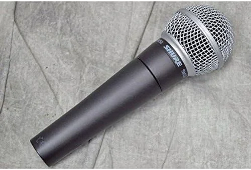 میکروفون وکال داینامیک کاردیود Shure SM58SE با سوئیچ، ضبط صدای با کیفیت استودیویی، برای آواز زنده، استریمینگ PC و پادکست میکروفون وکال داینامیک کاردیود Shure SM58SE با سوئیچ، ضبط صدای با کیفیت استودیویی، برای آواز زنده، استریمینگ PC و پادکست