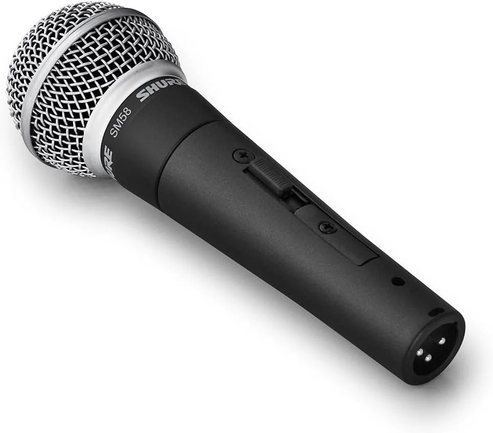 میکروفون وکال داینامیک کاردیود Shure SM58SE با سوئیچ، ضبط صدای با کیفیت استودیویی، برای آواز زنده، استریمینگ PC و پادکست میکروفون وکال داینامیک کاردیود Shure SM58SE با سوئیچ، ضبط صدای با کیفیت استودیویی، برای آواز زنده، استریمینگ PC و پادکست