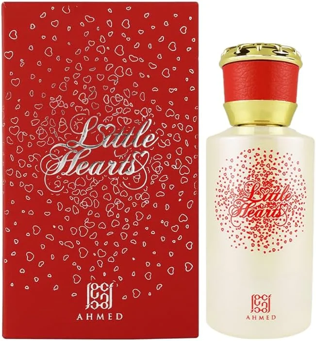 عطر زنانه احمد المغربی Little Hearts 50ML ادو پرفیوم | ماندگاری طولانی، رایحه لیمو شیرین، پرتقال و میوه های ترکیبی