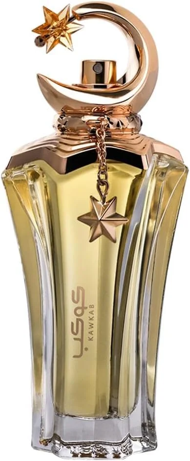 ادکلن کوکب 75 میلی لیتر احمد المغربی | زعفران انبه مرکبات | عطر یونیسکس | عطر ماندگار | برای مردان | برای زنان