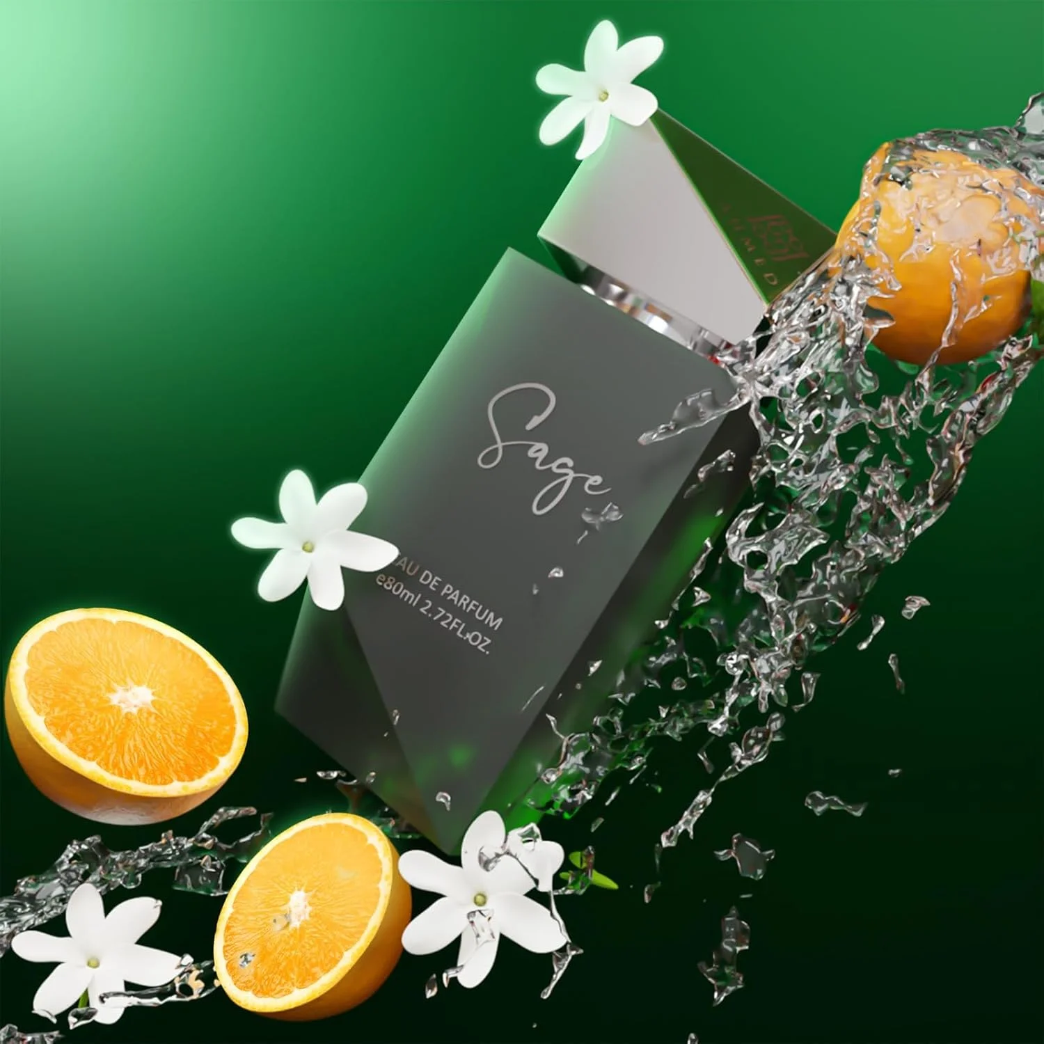 احمد المغربی Sage 80ML | عطر یونیسکس برای مردان و زنان | رایحه ماندگار پرتقال، ترنج و عود احمد المغربی Sage 80ML | عطر یونیسکس برای مردان و زنان | رایحه ماندگار پرتقال، ترنج و عود
