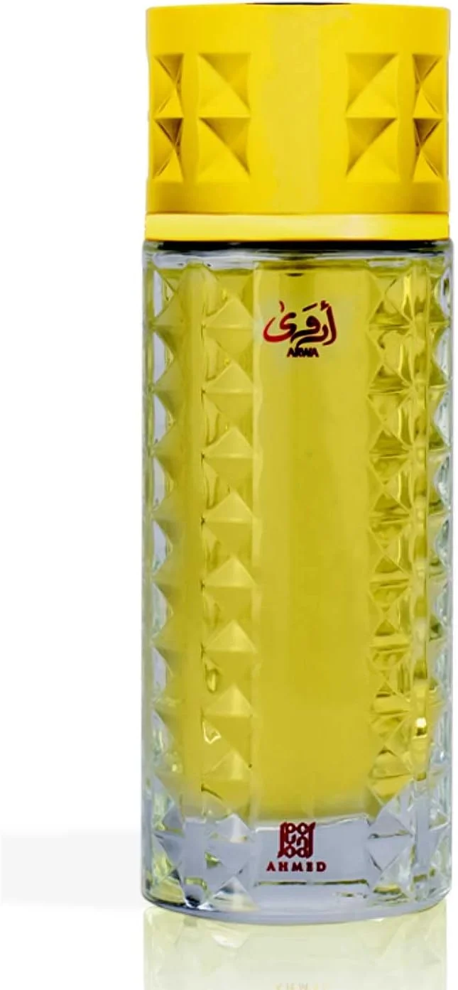 عطر ادکلن احمد اَروا - 100 میلی لیتر | ادو پرفیوم унисекс تازه، تمیز و آبی برای مردان و زنان | رایحه شرقی با مشک، رزین های عنبر و لابدانوم | از المغربی عود عربی و عطر دبی