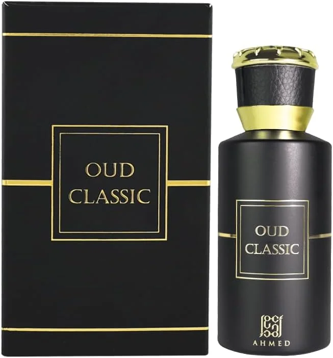 ادکلن احمد المغربی عود کلاسیک EDP 50ML | مرکباتی تازه | گل‌دار تند | گل‌های سفید | عود کامبوجی | مردانه | زنانه | унисекс | ماندگاری طولانی | عطر