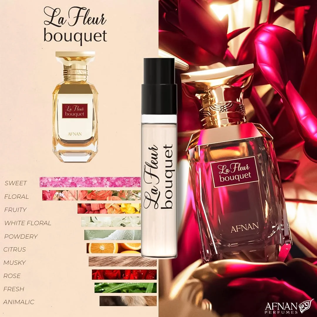 ست کشف عطری زنانه افنان Bouquet Femme Series، 2 میلی لیتر در 5 عدد ست کشف عطری زنانه افنان Bouquet Femme Series، 2 میلی لیتر در 5 عدد