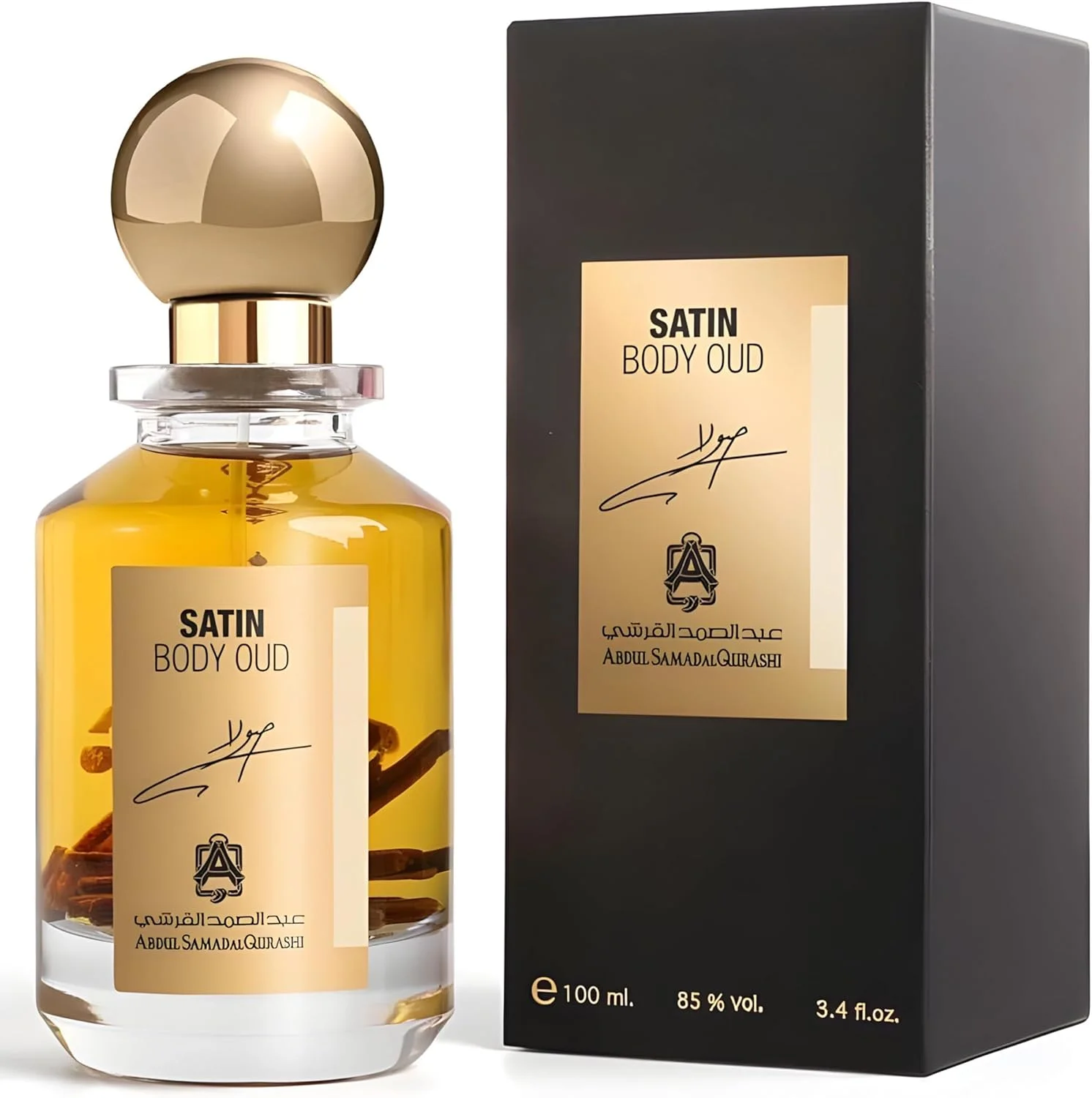 عطر بدن ساتین عود عبدالصمد القرشی EDP 100ml - رایحه لوکس унисекс - عطر ماندگار برای مردان - عطر برای زنان