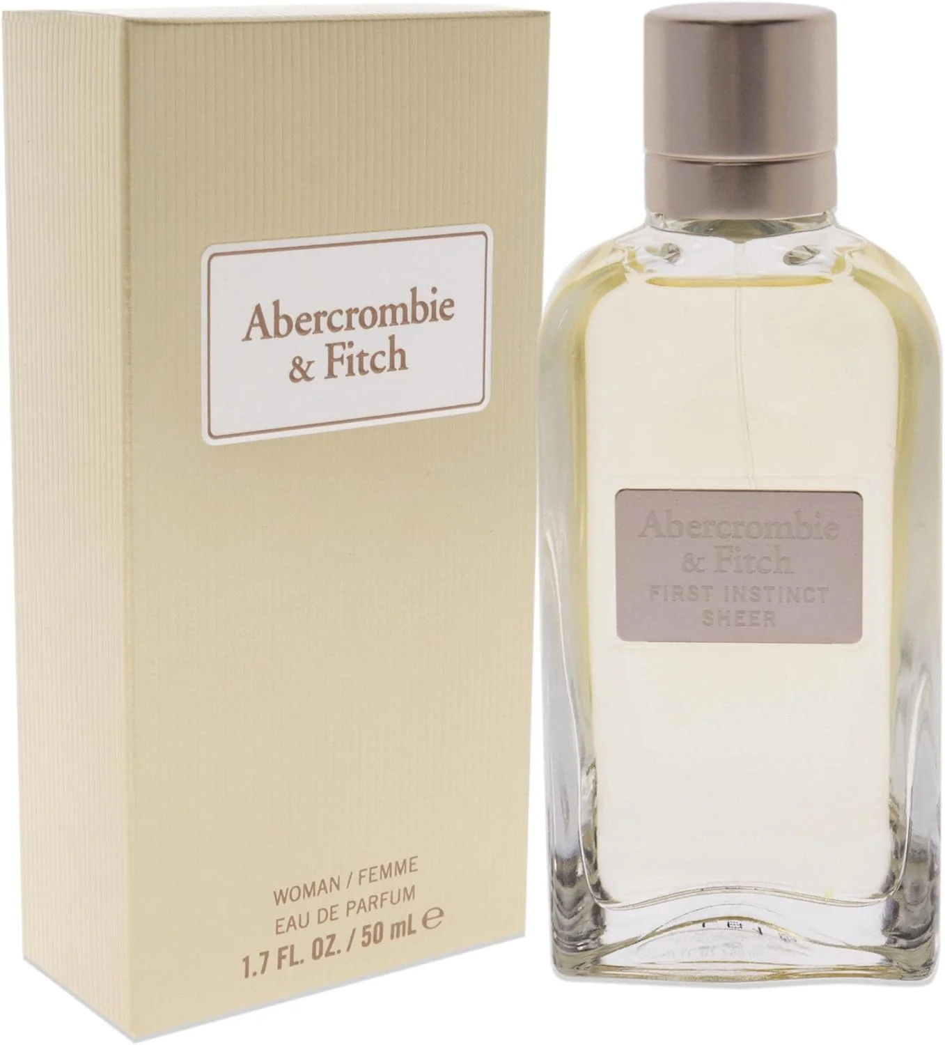 ادکلن زنانه Abercrombie & Fitch First Instinct Sheer Eau De Parfum، 50 میلی لیتر ادکلن زنانه Abercrombie & Fitch First Instinct Sheer Eau De Parfum، 50 میلی لیتر