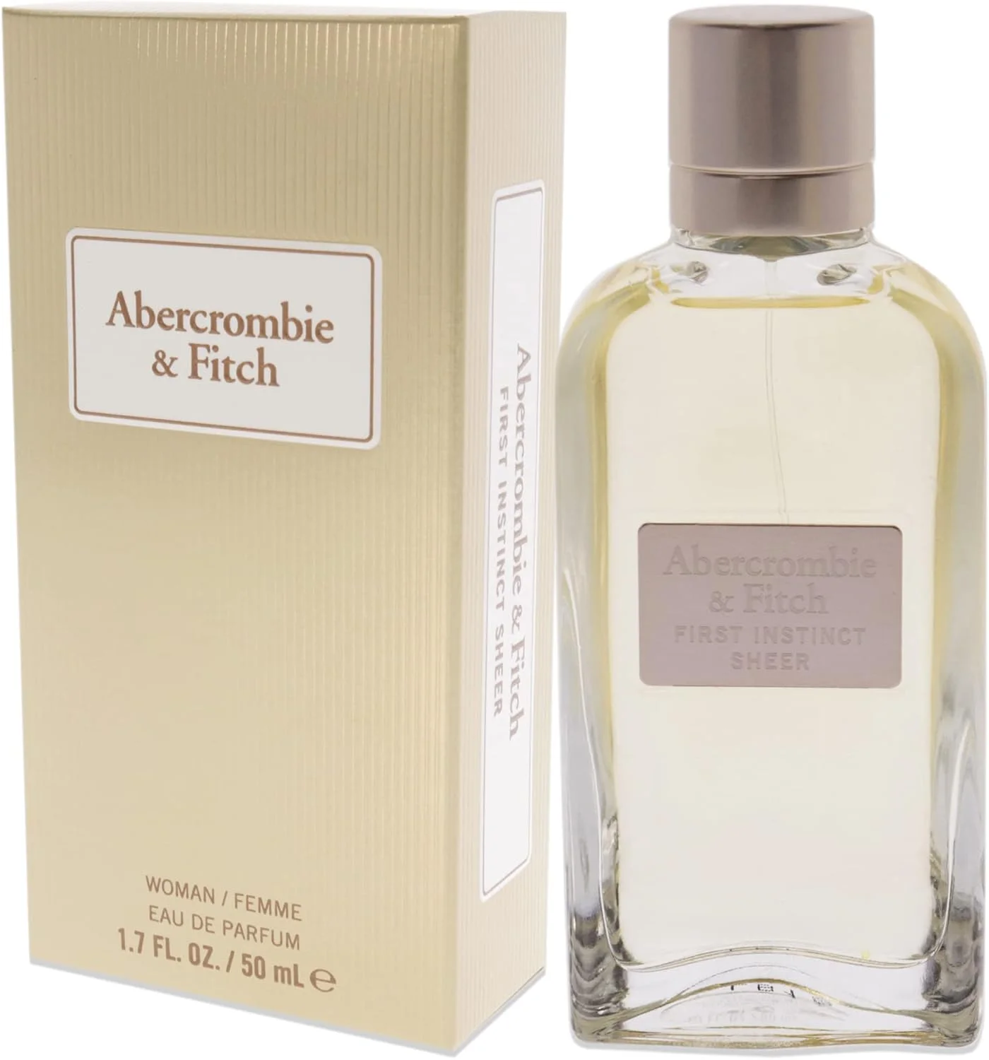 ادکلن زنانه Abercrombie & Fitch First Instinct Sheer Eau De Parfum، 50 میلی لیتر ادکلن زنانه Abercrombie & Fitch First Instinct Sheer Eau De Parfum، 50 میلی لیتر