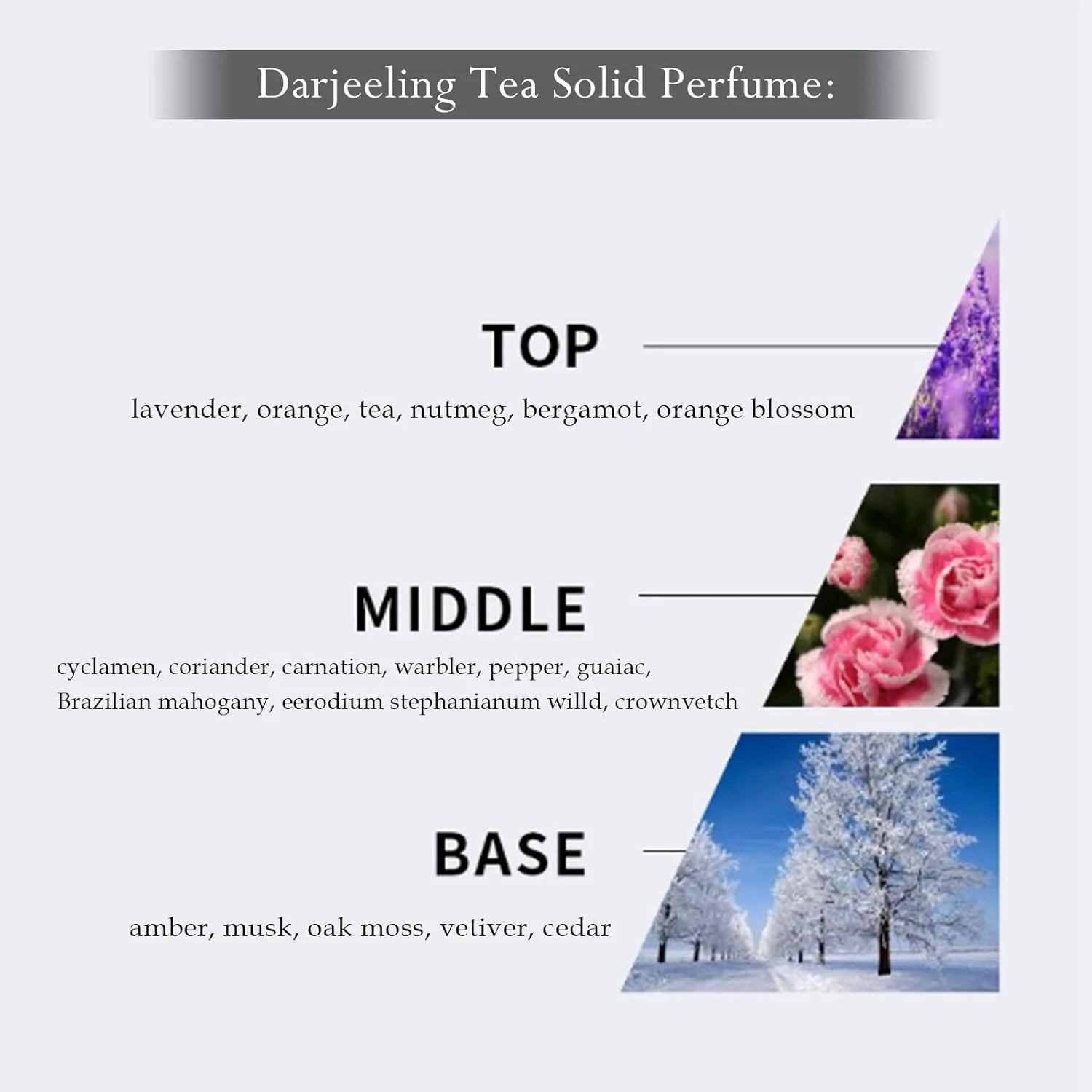 عطر جامد 3 عددی - عطر ماندگار با رایحه گلی ملایم، بالم جامد، عطر جیبی قابل حمل، کرم خوشبو کننده بدن، هدیه تولد برای مردان و زنان