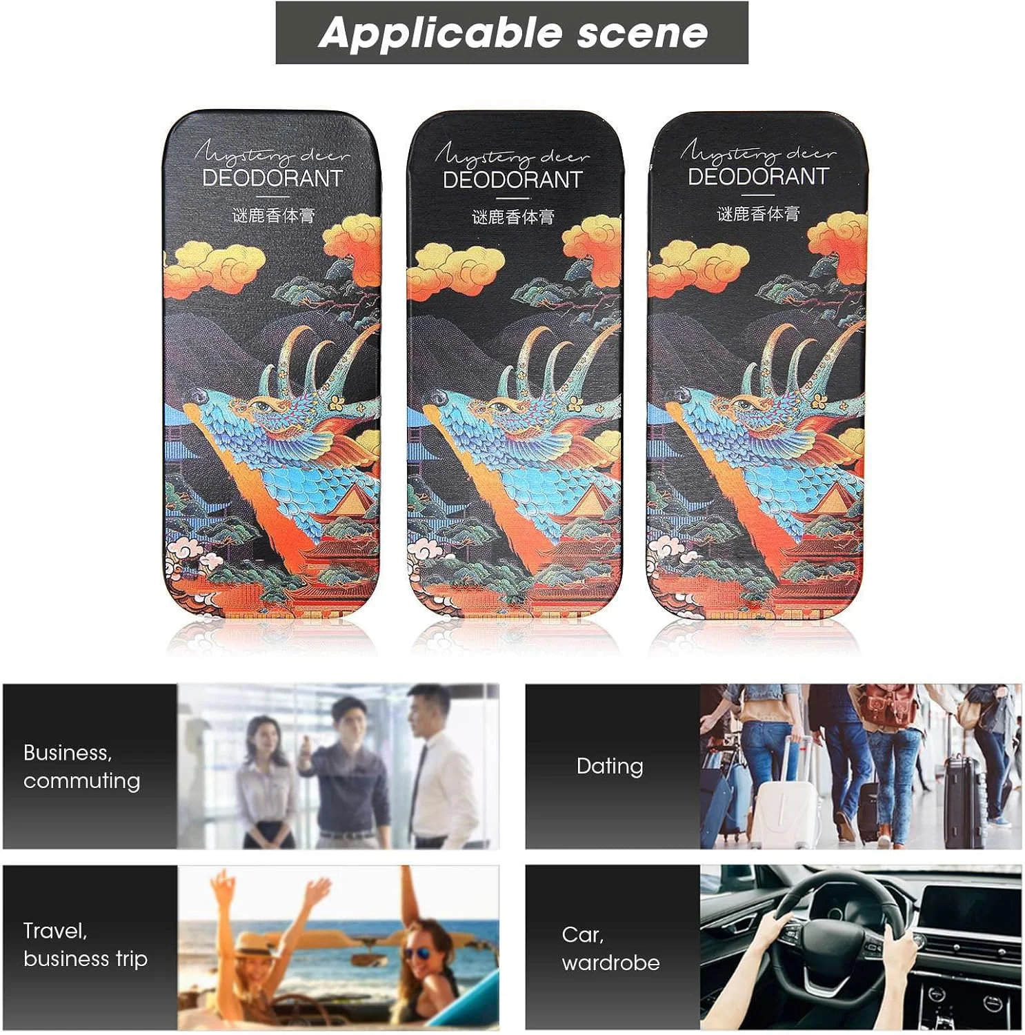 عطر جامد 3 عددی - عطر ماندگار با رایحه گلی ملایم، بالم جامد، عطر جیبی قابل حمل، کرم خوشبو کننده بدن، هدیه تولد برای مردان و زنان