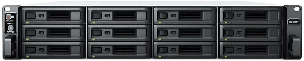 سینولوژی رک استیشن 12-Bay با پردازنده AMD چهار هسته ای و 8 گیگابایت رم