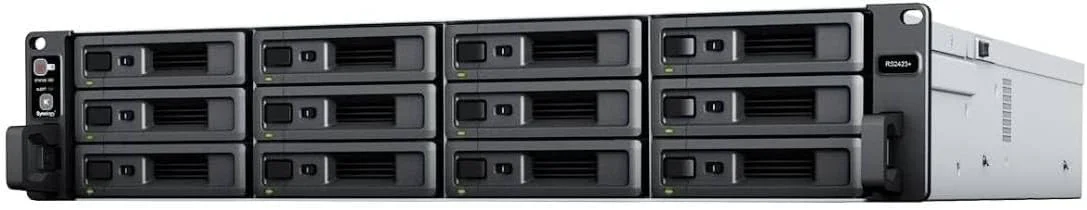 راه حل ذخیره سازی NAS رک مونت 12 بی Synology RS2423+