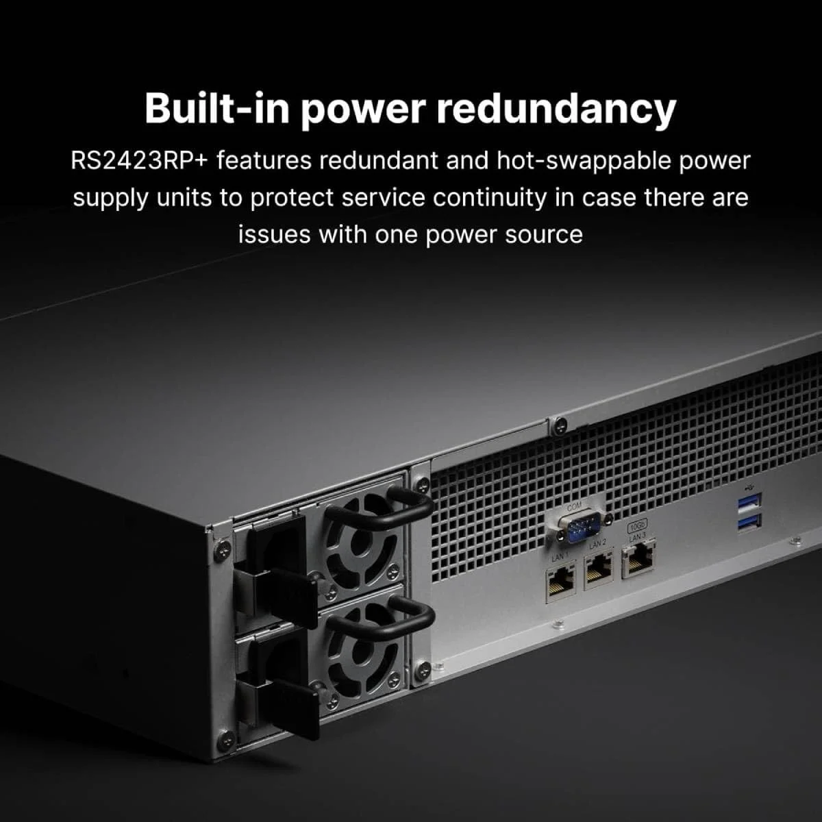 راه حل ذخیره سازی NAS رک مونت 12 بی Synology RS2423+ راه حل ذخیره سازی NAS رک مونت 12 بی Synology RS2423+